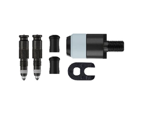 Schwalbe Clik Conversion Kit For Presta Valves w/ Clik Pump Head Adapter (Black)