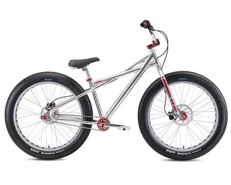SE Bikes Fat Quadangle 26" (Polished Silver) (22.2" TopTube)