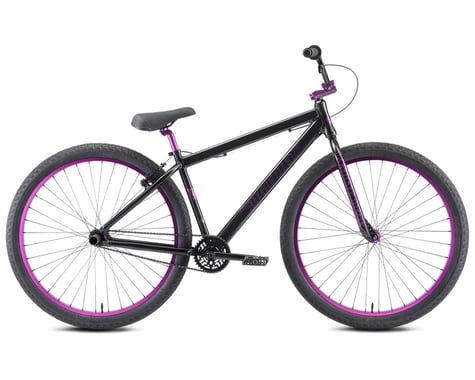 SE Bikes 2022 Big Flyer 29" BMX Bike (Stealth Mode/Purple Ano) (23.5" TopTube)