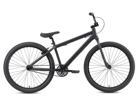 SE Bikes Blocks Flyer 26" BMX Bike (22" TopTube) (Matte Black)