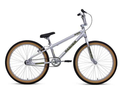 SE Bikes Basher 24" BMX Bike (20.4" Toptube) (Silver Streak)