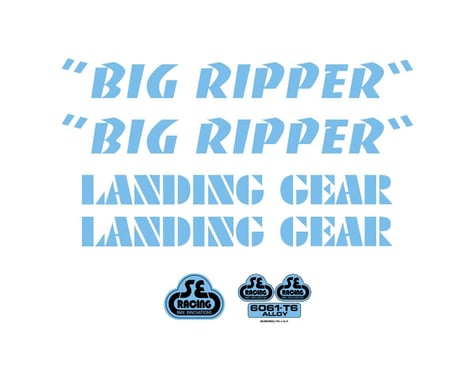SE Bikes Big Ripper Decal Set (Blue)