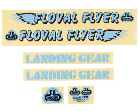 SE Racing Floval Flyer Decal Set (Blue)