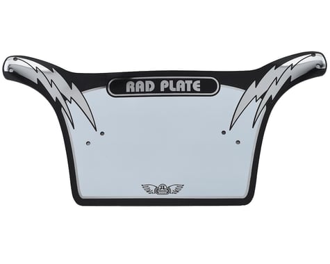 SE Racing Rad Number Plate (Black/Chrome) (Pro)