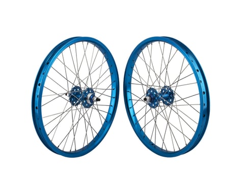 SE Bikes WheelSet (Blue) (3/8" Front & Rear) (20 x 1.75)