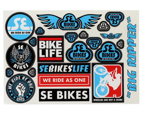 SE Racing Bike Life Sticker Set (Black)