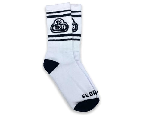 SE Bikes Logo Socks (White) (One Size Fits All)