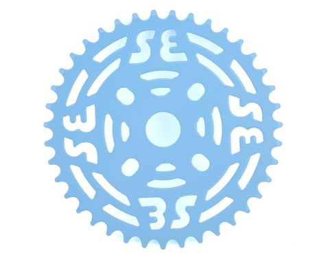SE Racing Steel Chainring (Blue) (39T)