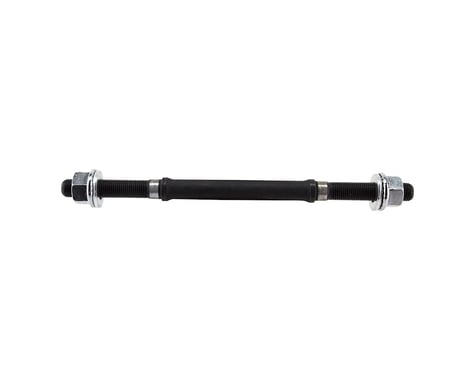 SE Bikes Sealed Bearing Rear Chromoly Axle (Silver) (3/8" Male)