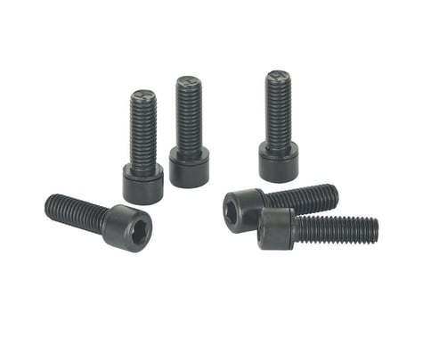 The Shadow Conspiracy Solid Stem Bolt Kit (Black) (6) (8 x 1.25mm)