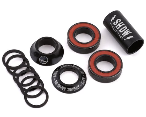 The Shadow Conspiracy Stacked Mid Bottom Bracket (Black) (22mm)