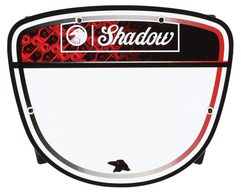 The Shadow Conspiracy Interlock Number Plate (Black/Red)