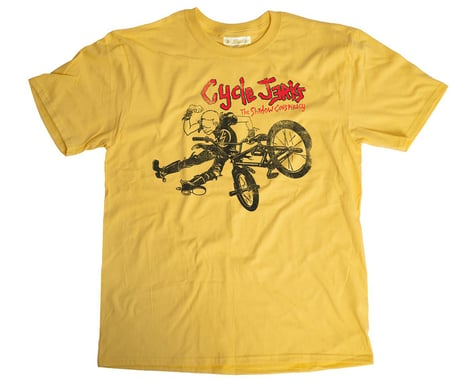 The Shadow Conspiracy Cycle Jerks T-Shirt (Lemon Zest) (M)