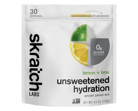 Skratch Labs Unsweetened Hydration Sport Drink Mix (Lemon + Lime)