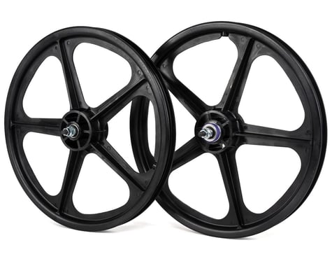 Skyway Tuff Wheel II 16" Wheel Set (Black) (3/8" Axle) (RHD) (16 x 1.75)