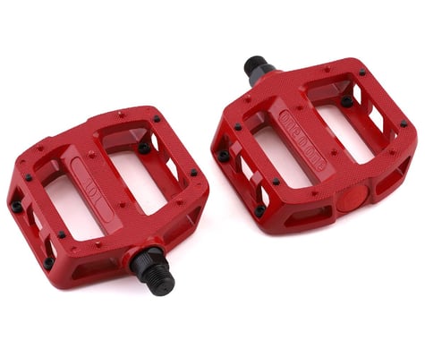 S&M 101 Pedals (Red) (Pair) (9/16")