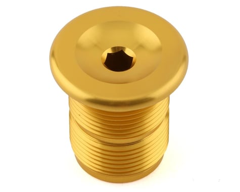 S&M Bikes Fork Top Cap/Compression Bolt (Gold) (24 x 1.5mm)
