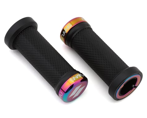 Snafu Mini Lock-On Grips (Black/Jet Fuel) (90mm)