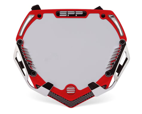 SPP 7pc Number Plate System (Red/Chrome) (Pro)