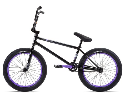 Stolen Sinner FC XLT 20" BMX Bike (21" Toptube) (Black/Violet) (Freecoaster) (Left Hand Drive)