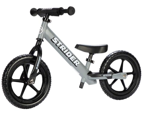 SCRATCH & DENT: Strider Sport 12" Kids Balance Bike (Matte Grey)