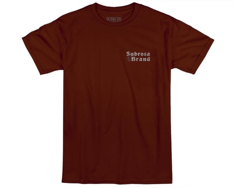 Subrosa Broken Spokes T-Shirt (Maroon) (M)
