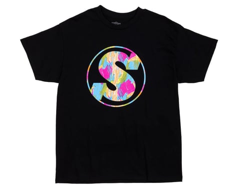 Sunday Scribble V2 Badge T-Shirt (Black) (M)