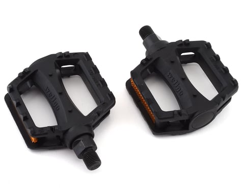 Sunlite Juvenile Plastic BMX Pedals (Black) (1/2")