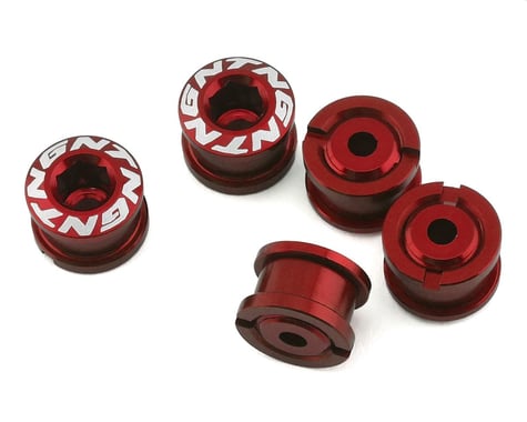 Tangent Alloy Chainring Bolts (Red) (4mm)