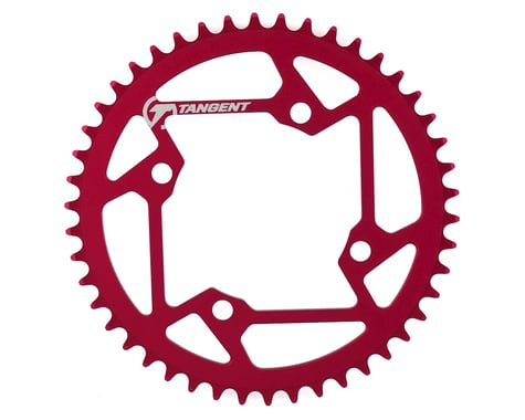 Tangent Halo 4-Bolt Chainring (Red) (46T)