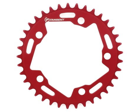 Tangent Halo 5-Bolt Chainring (Red) (37T)