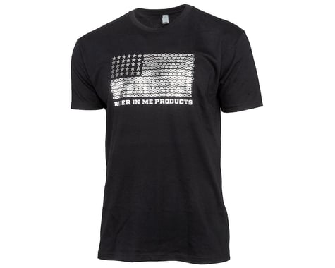 Tangent RIM USA Flag T-Shirt (Black) (XL)