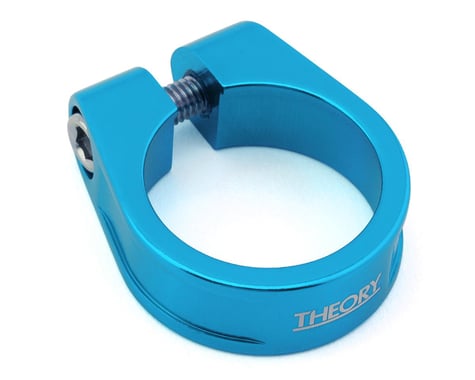 Theory Trusty Single Bolt Seat Clamp (Blue) (34.9mm)