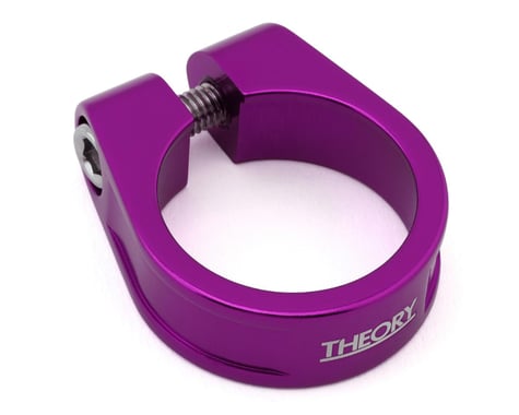 Theory Trusty Single Bolt Seat Clamp (Purple) (34.9mm)
