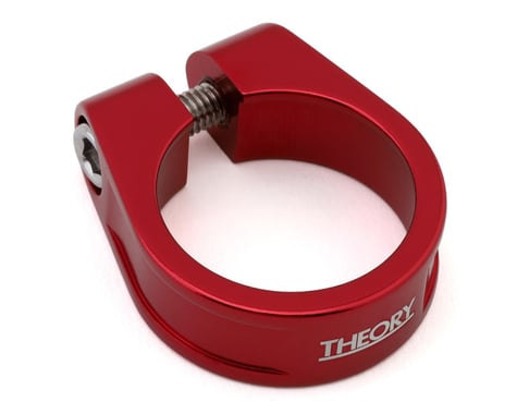 Theory Trusty Single Bolt Seat Clamp (Red) (34.9mm)