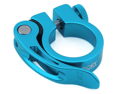 Theory Quickie Quick Release Seat Clamp (Blue) (28.6mm)