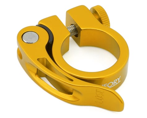Theory Quickie Quick Release Seat Clamp (Gold) (28.6mm)