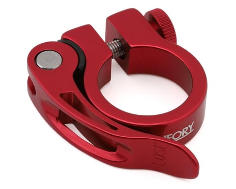 Theory Quickie Quick Release Seat Clamp (Red) (28.6mm)