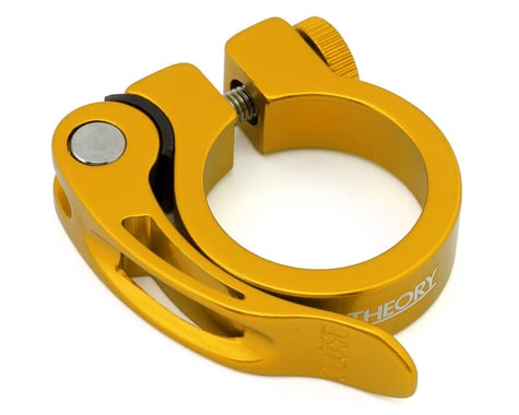 Theory Quickie Quick Release Seat Clamp (Gold) (31.8mm)
