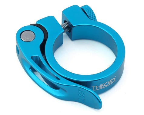 Theory Quickie Quick Release Seat Clamp (Blue) (34.9mm)