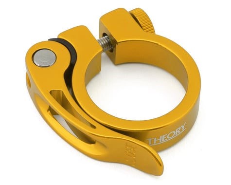 Theory Quickie Quick Release Seat Clamp (Gold) (34.9mm)