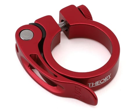 Theory Quickie Quick Release Seat Clamp (Red) (34.9mm)