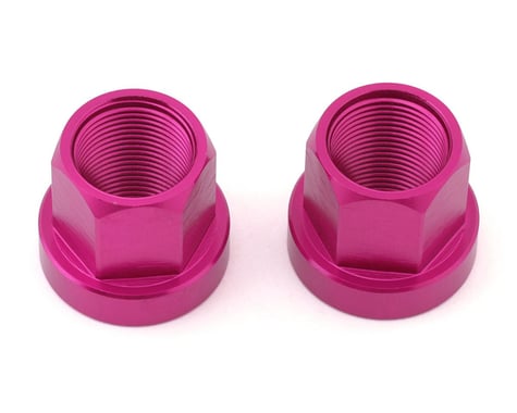 Theory Alloy Axle Nuts (Pink) (14 x 1mm)