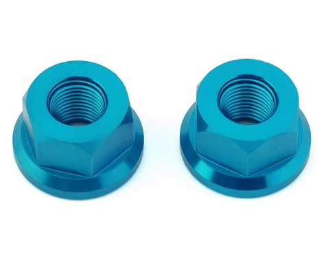Theory Alloy Axle Nuts (Blue) (3/8" x 26 tpi)
