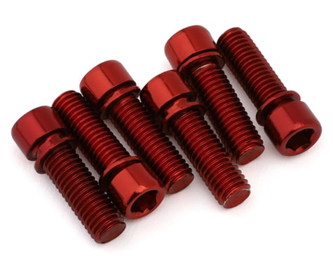 Theory Stem Bolt Kit (Red) (8 x 1.25mm)