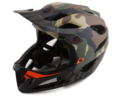 Troy Lee Designs Stage MIPS Helmet (Signature Camo Army Green) (XS/S)