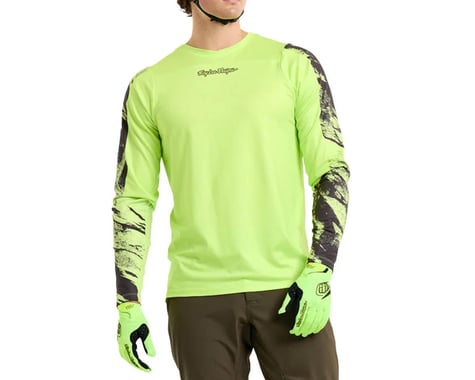Troy Lee Designs Skyline Chill Long Sleeve Jersey (Glo Yellow) (S)