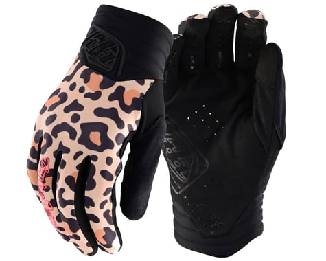 Troy Lee Designs Womens Luxe Glove (Leopard Bronze) (L)