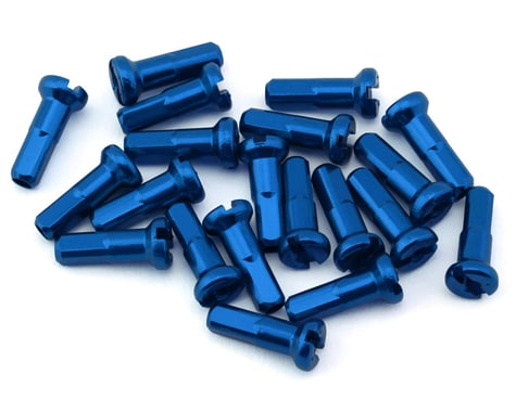 USA Brand 14g Alloy Nipples (Blue) (Bag of 20)