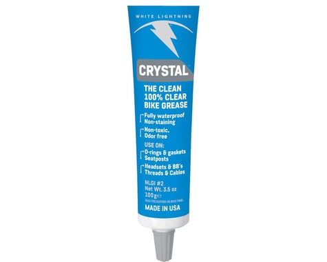 White Lightning Crystal, Clear Grease (Tube) (3.5oz)